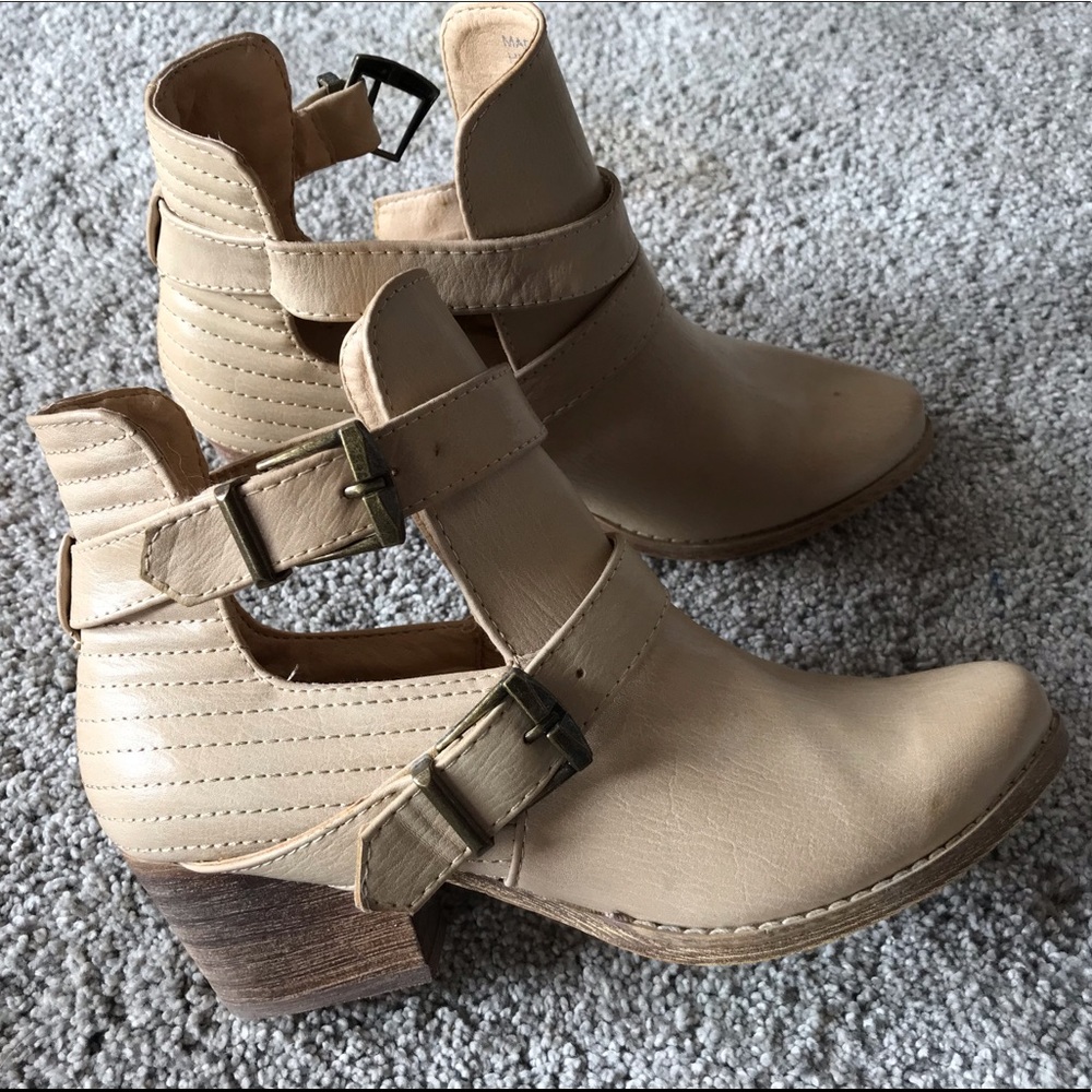 Nude booties